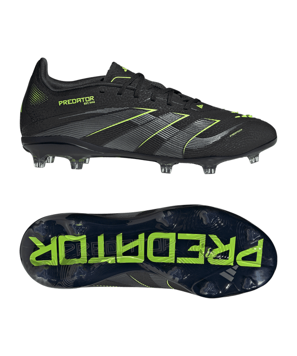 adidas Predator Elite FG Electric Stealth Kids Schwarz
