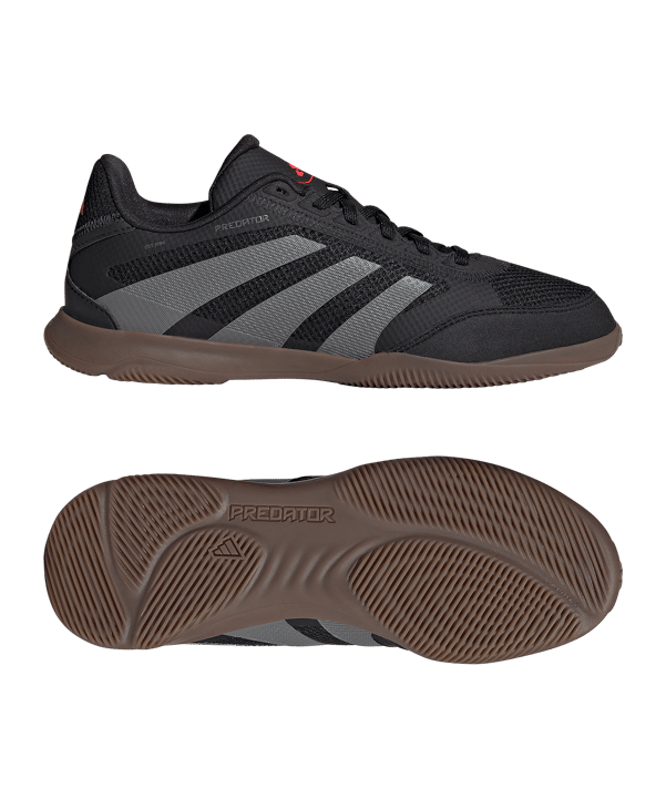 adidas Predator League IN Stealth Victory Kids Schwarz