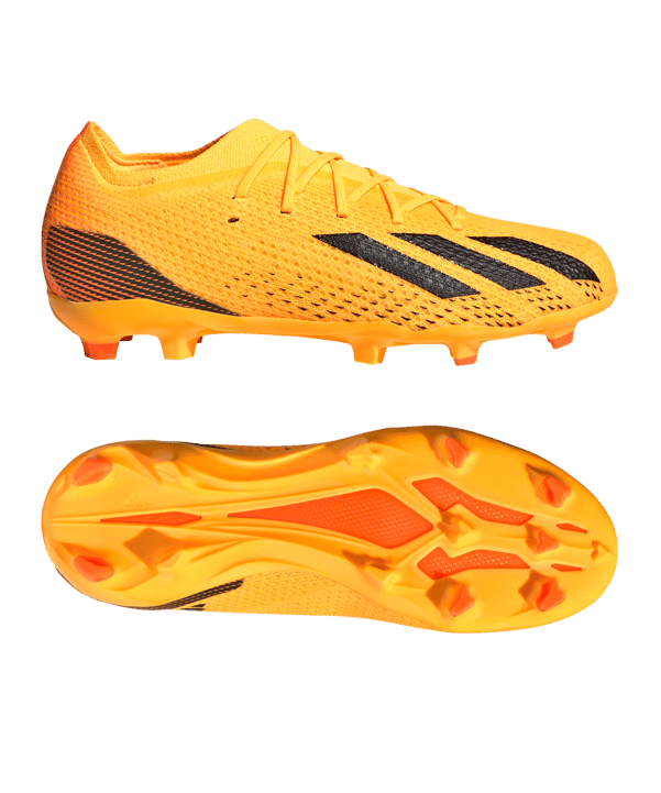 adidas X Speedportal.1 FG Heatspawn Kids Orange Gold Schwarz