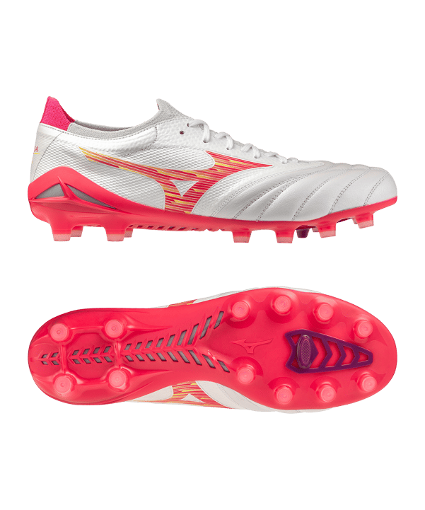 Mizuno Morelia Neo IV Beta Elite FG Blazing Flair Weiß F64