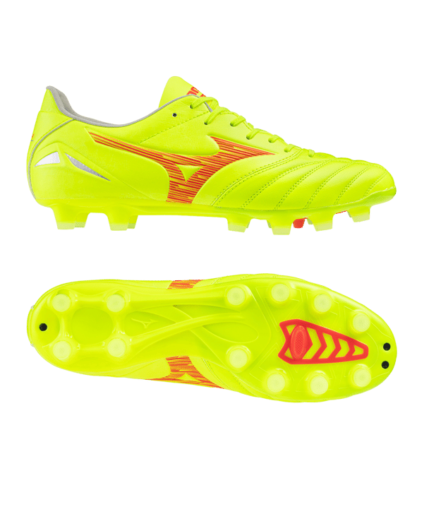 Mizuno Morelia Neo IV Pro FG Dyna Gelb Rot F45