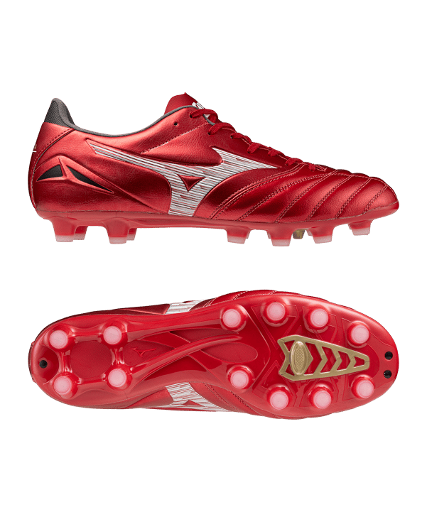 Mizuno Morelia Neo IV Pro FG Ruby Red 40th Anniversary Rot F60
