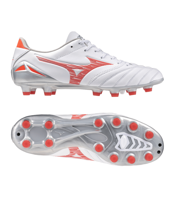 Mizuno Morelia Neo IV Pro FG Charge Weiss Rot F60