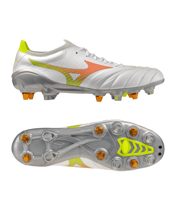 Mizuno Morelia Neo V Beta Elite Mix SG Prism Weiß F54