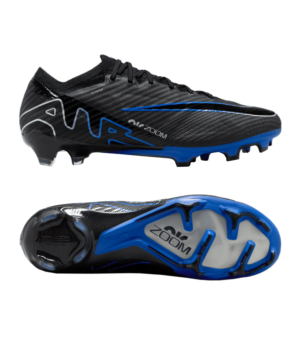 Nike Air Zoom Mercurial Vapor XV Elite FG Shadow Schwarz Silber Blau F040