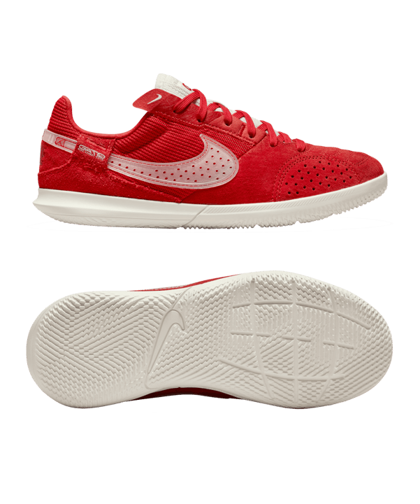 Nike Jr Streetgato IC Halle Kids Rot Weiss F611