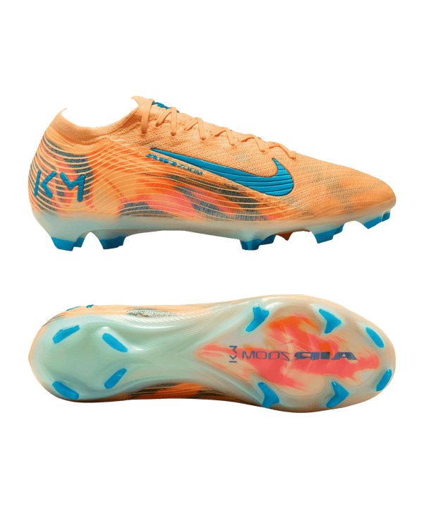 Nike Air Zoom Mercurial Vapor XVI Elite FG Kylian Mbappe Signature Orange F801
