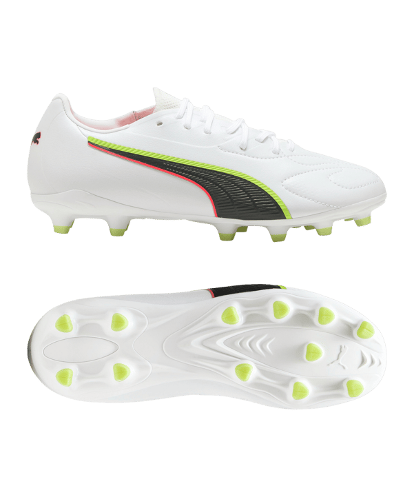 PUMA KING 20 Match FG/AG Unleash Kids Weiß F01