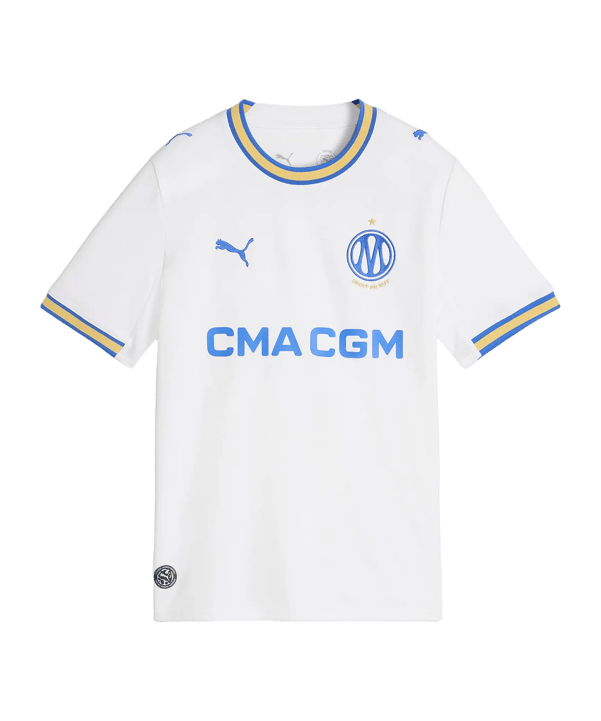 PUMA Olympique Marseille Trikot Home 2026/2027 Kids Weiß F01