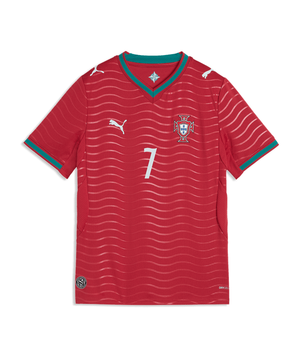 PUMA FPF Portugal RONALDO Trikot Home WM 2026 Kids Rot F77