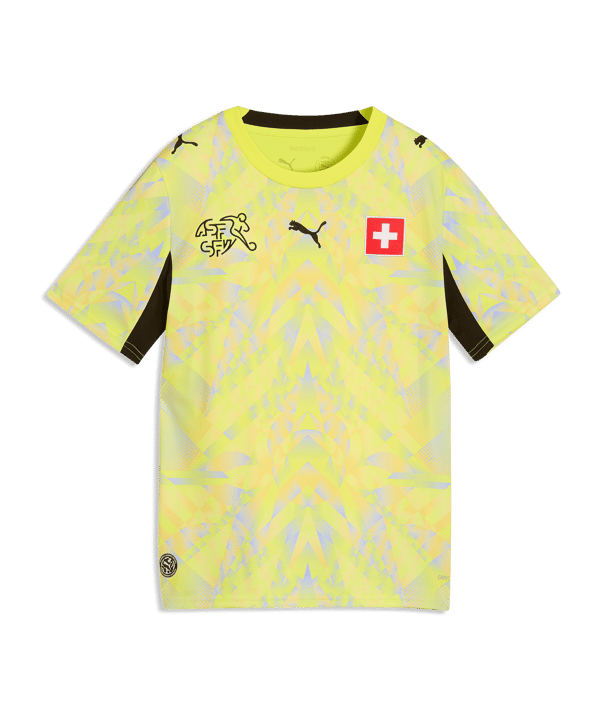 PUMA SFV Schweiz Replica Torwarttrikot Home WM 2026 Kids Gelb F89