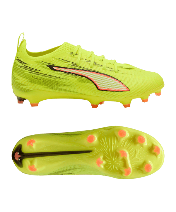 PUMA ULTRA 6 Pro FG/AG Unleash Kids Gelb F01