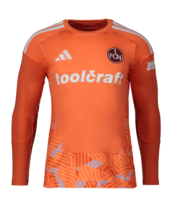 adidas 1. FC Nürnberg Torwarttrikot 2026/2027 Kids Orange