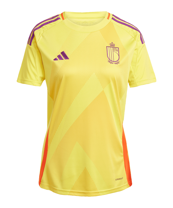 adidas KBVB Belgien Trikot Away EM 2025 Damen Gelb