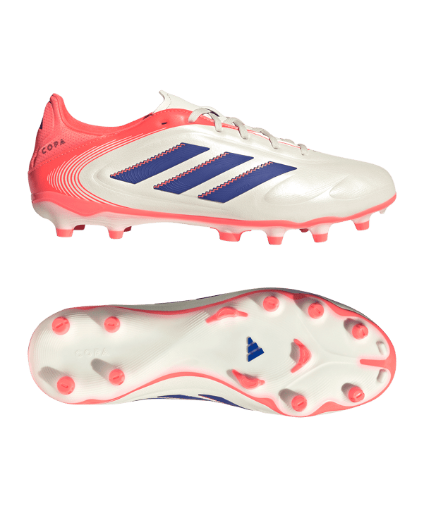 adidas Copa Pure III League FG/MG Coral Blaze Weiß