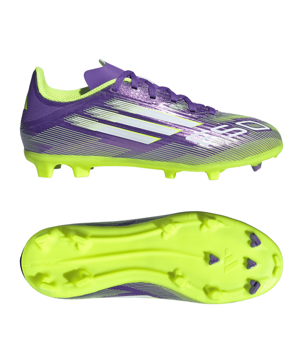 adidas F50 League FG/MG Radiant Blaze Kids Lila