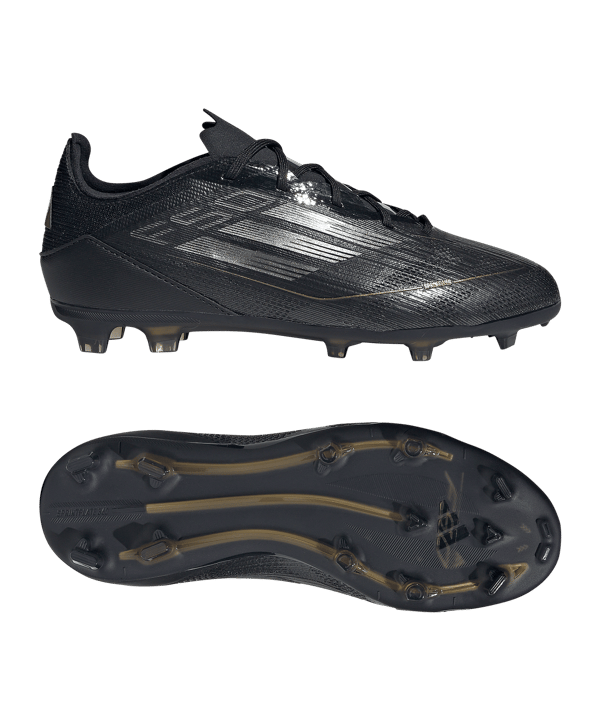 adidas F50 Pro FG Kids Dark Spark Schwarz Grau