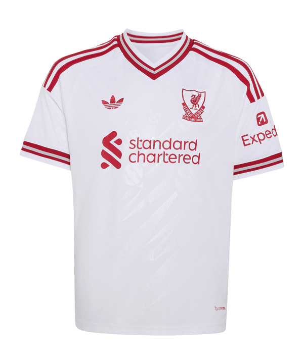adidas FC Liverpool Trikot Away 2026/2027 Kids Weiß