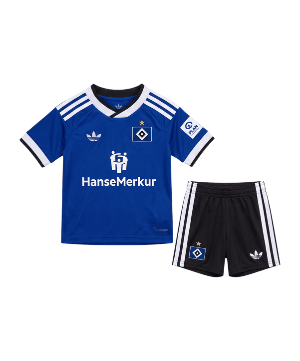 adidas Hamburger SV Minikit Trikot Set Away 2026/2027 Kids Blau