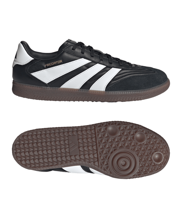 adidas Predator Freestyle IN Stealth Victory Schwarz