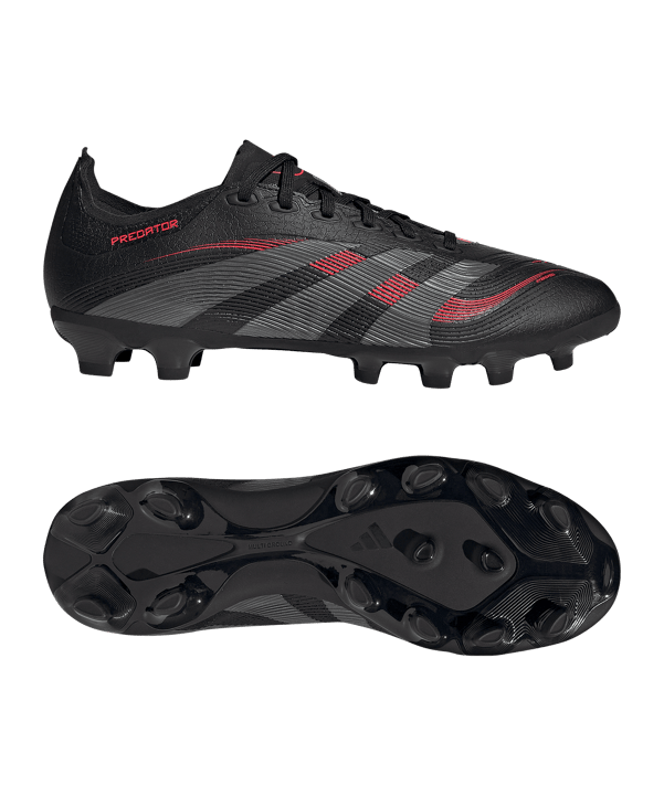 adidas Predator League MG Stealth Victory Schwarz
