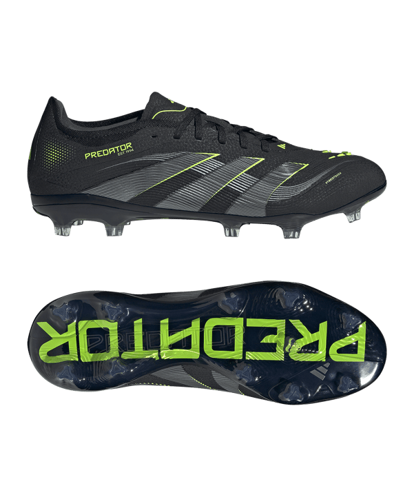 adidas Predator Pro FG Electric Stealth Schwarz