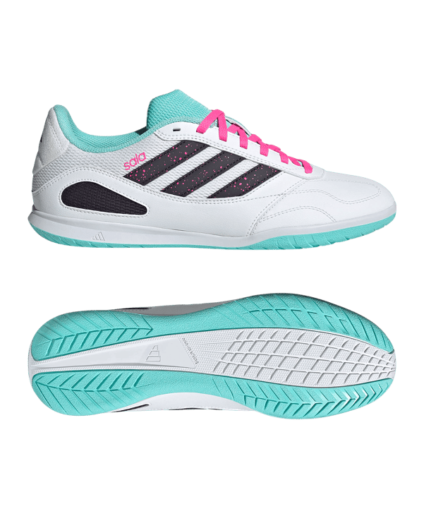adidas Super Sala III IN Weiss Blau