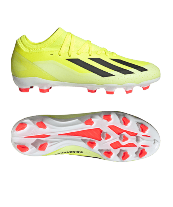 adidas X Crazyfast League MG Solar Energy Gelb Schwarz Weiss
