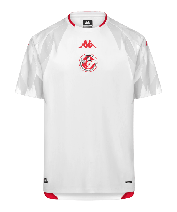 Kappa FTF Tunesien Trikot Home WM 2026 Weiß