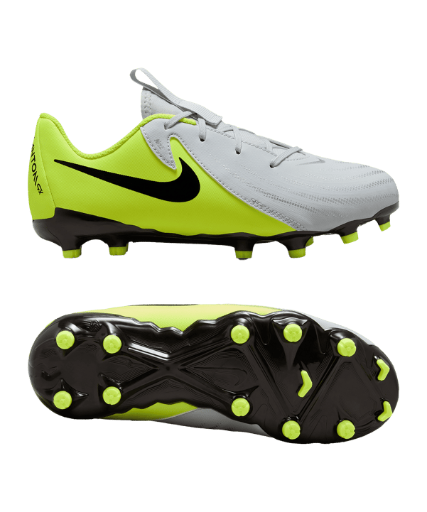 Nike Jr Phantom GX II Academy FG/MG Mad Voltage Kids Silber Schwarz F003