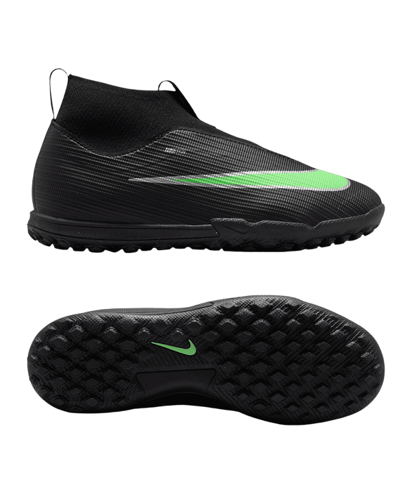 Nike Jr. Air Zoom Mercurial Superfly XI Academy High TF Shadow Kids Schwarz F001