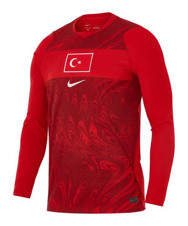 Nike TFF Türkei Replica Trikot Langarm Home WM 2026 Rot F614