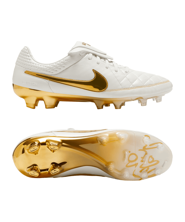 Nike Tiempo Legend FG Touch of Gold Weiß F100