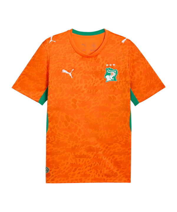 PUMA FIF Elfenbeinküste Trikot Home WM 2026 Orange F01