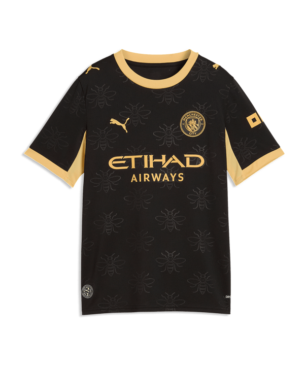 PUMA Manchester City Replica Trikot Away 2026/2027 Kids Schwarz F03