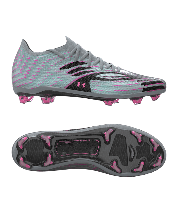 Under Armour Shadow Elite 4 Mach FG Liquid Metal Grau F035