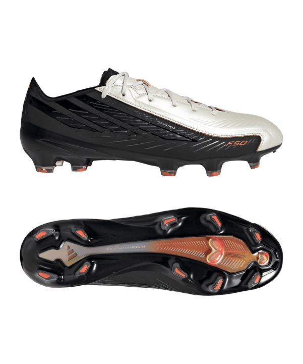 adidas F50 Elite Hyperfast FG Leather Tech Weiß
