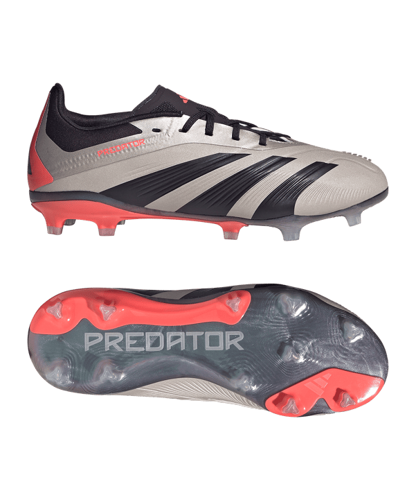 adidas Predator Elite FG Vivid Horizon Kids Grau Pink