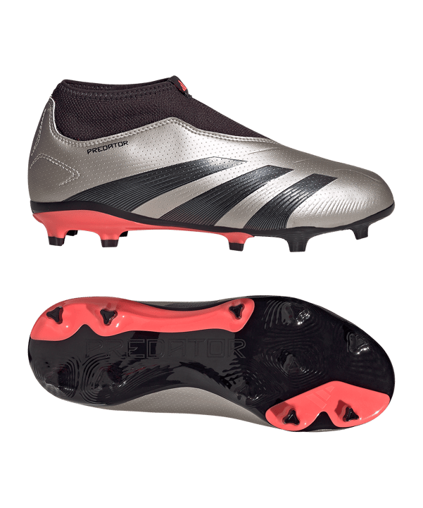 adidas Predator League LL FG Vivid Horizon Kids Grau Pink