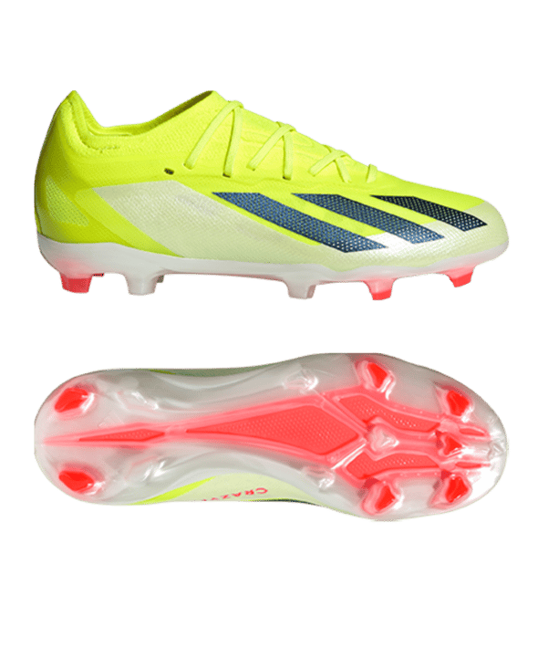 adidas X Crazyfast Elite FG Solar Energy Kids Gelb Schwarz Weiss
