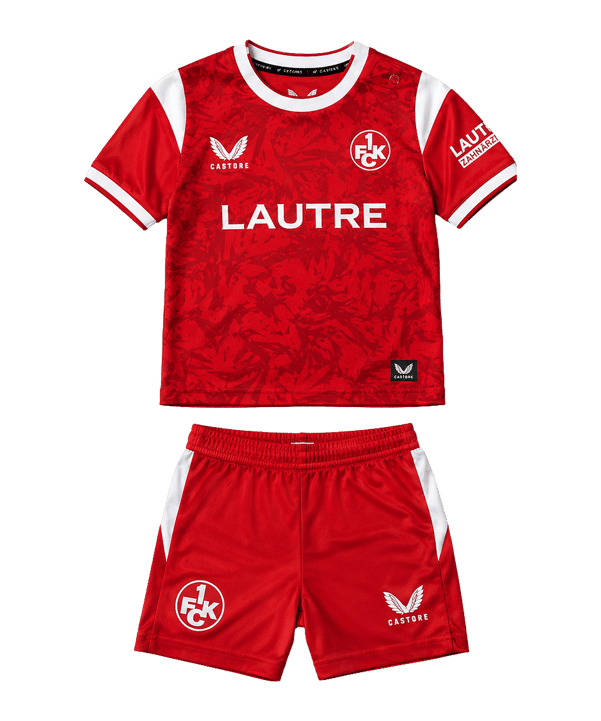Castore 1. FC Kaiserslautern Babykit Trikot Set Home 2026/2027 Kids Rot
