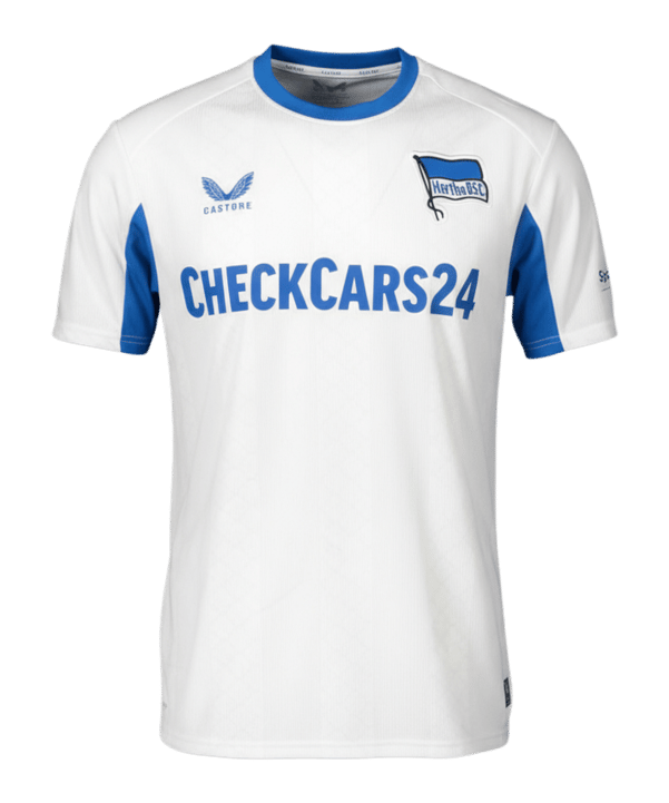 Castore Hertha BSC Berlin Trikot Auswärts 2025/2026 Weiß F003
