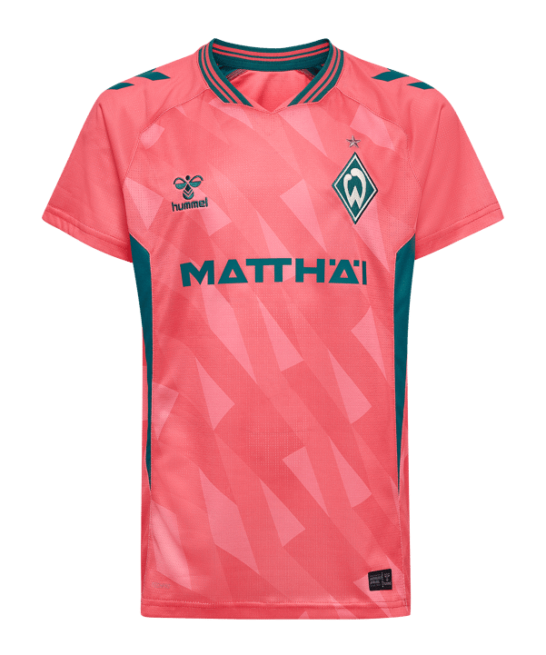 hummel SV Werder Bremen Trikot 3rd 2026/2027 Kids Rot F3945