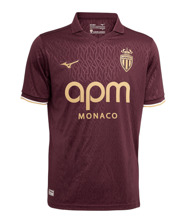 Mizuno AS Monaco Trikot Away 2026/2027 Lila F72