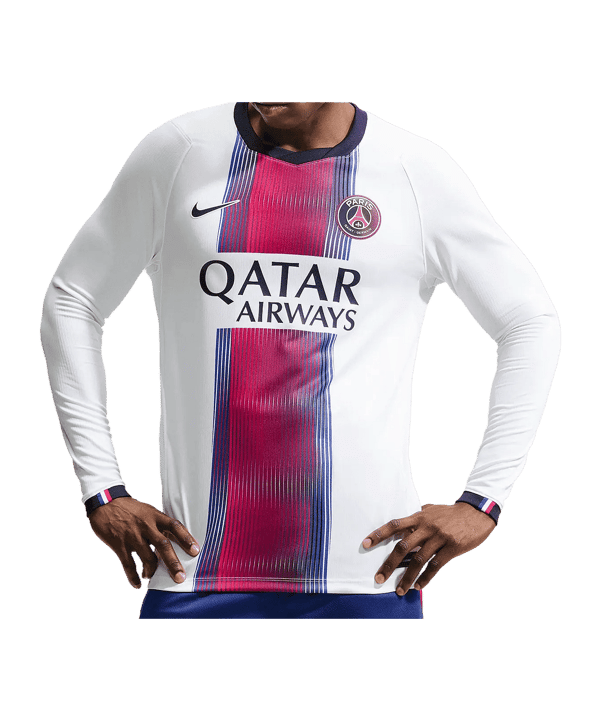 Nike Paris Saint-Germain Trikot Langarm Away 2026/2027 Weiß F101