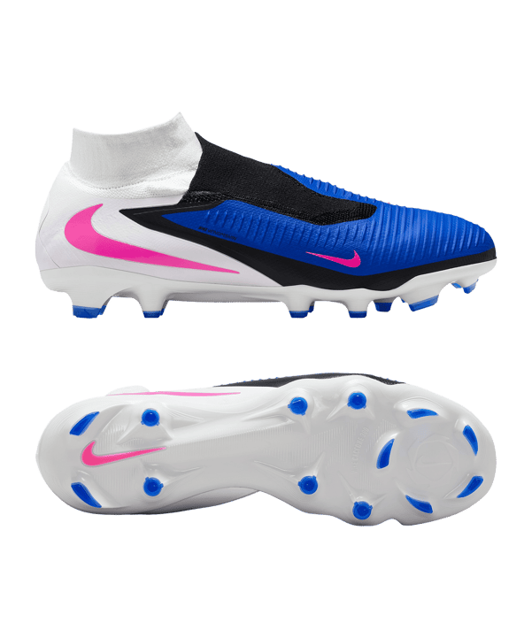 Nike Phantom 6 High Pro FG Attack Blau F446