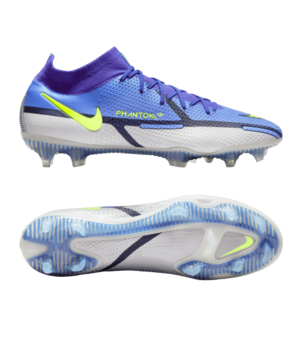 Nike Phantom GT2 Recharge Elite DF FG Blau Gelb Grau F570