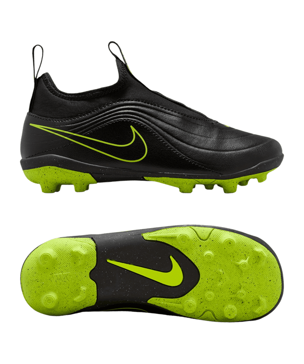 Nike Tiempo Maestro Flex FG/MG Shadow Kids Schwarz F007