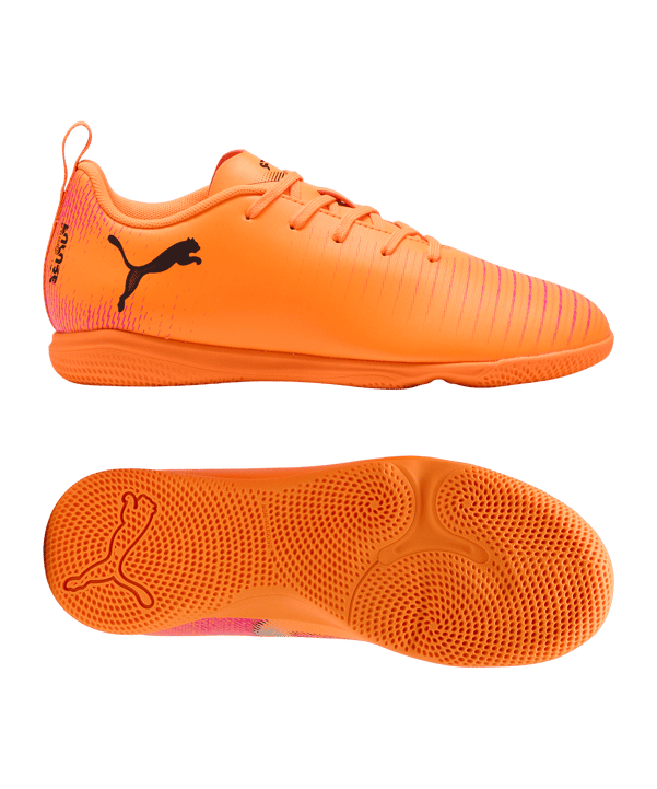 PUMA FUTURE 8 Play IN Hot Pursuit Kids Orange F03