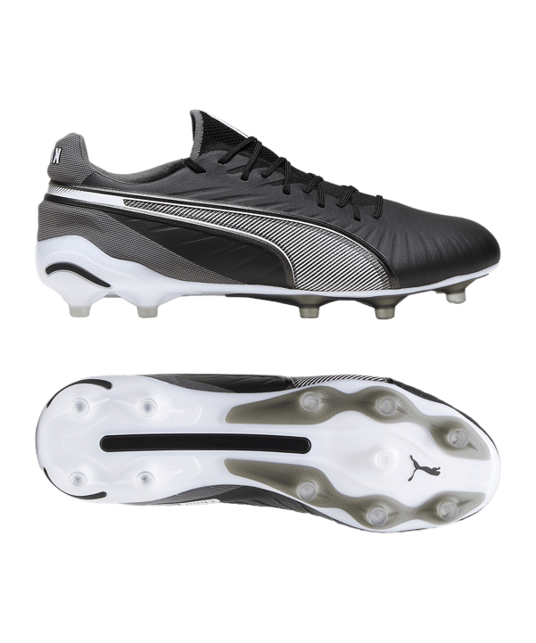 PUMA KING Ultimate FG/AG Eclipse Schwarz Weiss F01